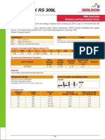 Supranox Rs 309L: MMA Electrodes Stainless and Heat Resistant Steels