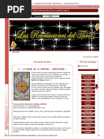 X - LA RUEDA DE LA FORTUNA - MEDITACION - Las Revelaciones Del Tarot