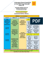 Proyecto # 3 Calendario de Sesiones