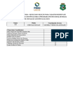 Resultado Seleção para Cadastro Reserva de Bolsistas Pibid Uece