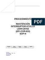 Procedimiento Interruptor Atollo CT - 4