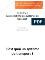 Maintenabilité Des Systèmes de Transport V1