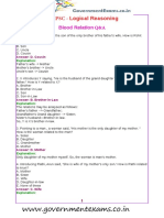 TNPSC - Logical Reasoning: Blood Relation Q&A