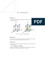 TD MAT Cristallographie