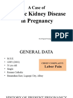 Chronic Kidney Disease in Pregnancy