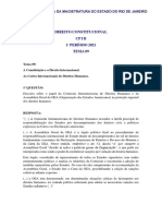 Gabarito Emerj CP I B Direito Constitucional Temas 9 e 10