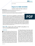 Preparation of Papers For IEEE ACCESS