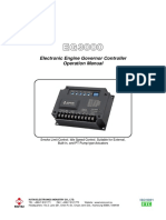 Electronic Engine Governor Controller Operation Manual