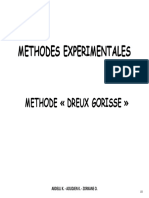 Méthodes Expérimentales - Dreux Gorrisse - Travail À Faire