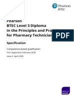 BTEC3 Dip Princs&Practice Pharmacy Technicians Prepub