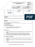 Procedimiento Seguro de Trabajo Grúa Horquilla