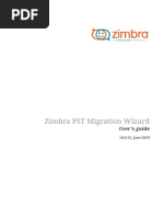 Zimbra PST Migration Wizard: User's Guide