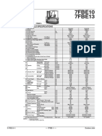 7FBE10 7FBE13: Main Vehicle Specifications