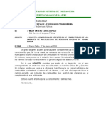 Informe #015 - Solicito Copia de Vales de Combustible Suministrado A Unidades de Recoleccion de Residuos Solidos de Forma Diaria