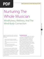 Nurturing The Whole Musician: Mindfulness, Wellness, and The Mind-Body Connection