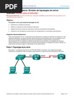 Appendix Lab - Subnetting Network Topologies - ILM