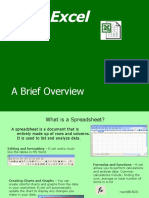 Excel: A Brief Overview