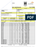 Mill Test Certificate: Arcelormittal Olaberria-Bergara