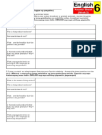 English 6 Answer Sheet q2w5