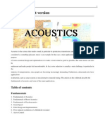 Acoustics