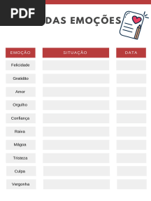 Diário Das Emoções