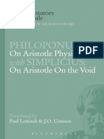 (Ancient Commentators on Aristotle) Aristoteles_ Johannes Philoponus_ Lettinck, Paul_ Simplicius_ Urmson, J. O - On Aristotle Physics. on Aristotle on the Void. on Aristotle Physics 5-8-Bloomsbury Aca