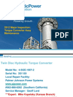 Powering Growth : 2012 Major Inspection: Torque Converter Assy Maintenance