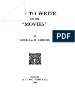 Louella Parsons - How To Write For The Movies - 1916