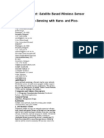 Poster Abstract: Satellite Based Wireless Sensor Networks - Global Scale Sensing With Nano-And Pico - Satellites