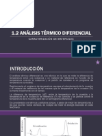 Unidad 1.2 Análisis Térmico Diferencial