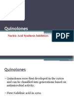 Quinolones: Nucleic Acid Synthesis Inhibitors