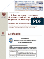 8 - O Teste de Sentar e Levantar em 1 Minuto Como Indicador de Resultado Nos Programas de Reabilitação Respiratória