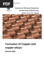 Corrosion of Copper and Copper Alloys: Ahmed Jabir