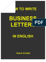 How To Write Business Letters in English