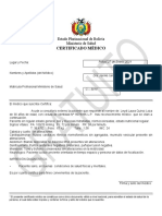 Certificado Medico