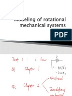 Modeling of Rotational Mechanical Systems