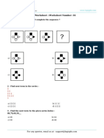 Superworksheet::Worksheet Number:16: 1 - Find The Image Which Will Complete The Sequence ?