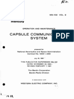 Operation and Maintenance Capsule Communications System Vol 2