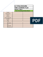 Grade 10 Non-Ensciema Weekly Home Learning Plan