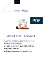 SYNTAX Analyzer