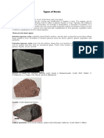 Types of Rocks Igneous Rock: There Are Two Basic Types