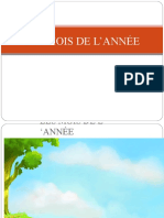 Le Mois de L'anne Et La Date