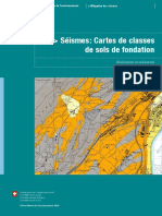 Seismes Cartes de Classes de Sols de Fondation