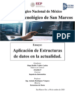 Ensayo, Estructuras de Datos