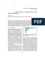 Coal-To-Liquid (CTL) Technology: A Sustainable Route Towards Energy Security in India