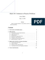 Math 105: Solutions To Practice Problems: Steven Miller May 13, 2010