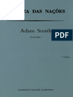 Adam Smith. Riqueza Das Nações. Volume 1