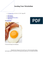 8 Tricks For Boosting Your Metabolism