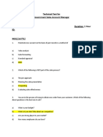 Technical Sales Test