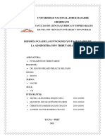 Importancia de Las Funciones o Facultades de La Administración Tributaria Local